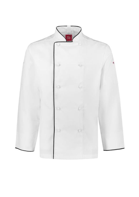 Picture of Al Dente Mens Long Sleeve Chef Jacket