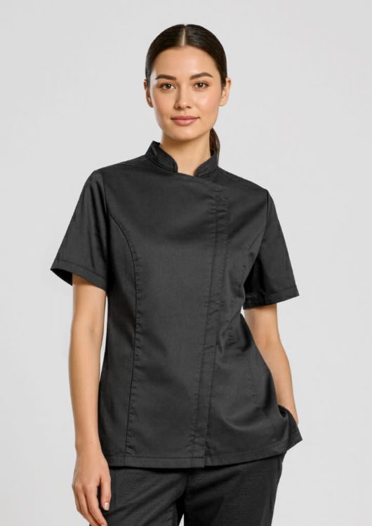 Picture of Alfresco Womens Short Sleeve Chef Jacket