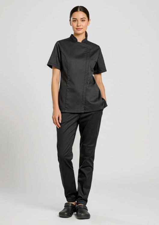 Picture of Alfresco Womens Short Sleeve Chef Jacket