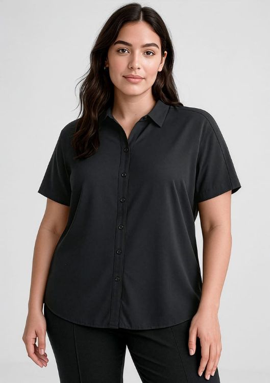 Picture of Dahlia Womens Short Sleeve Blouse