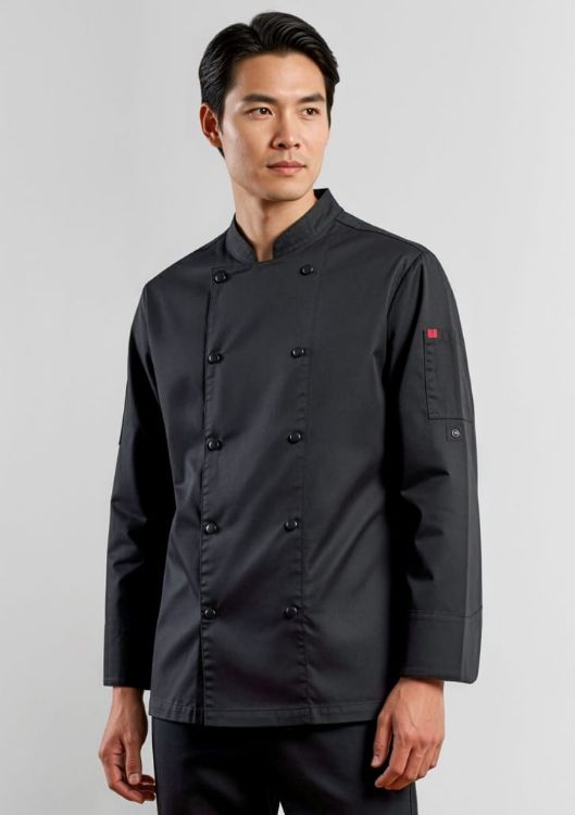 Picture of Gusto Mens Long Sleeve Chef Jacket