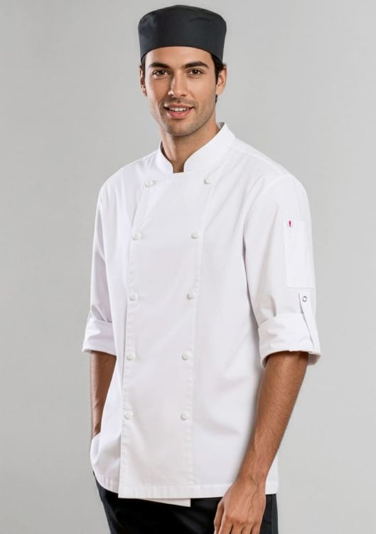 Picture of Gusto Mens Long Sleeve Chef Jacket