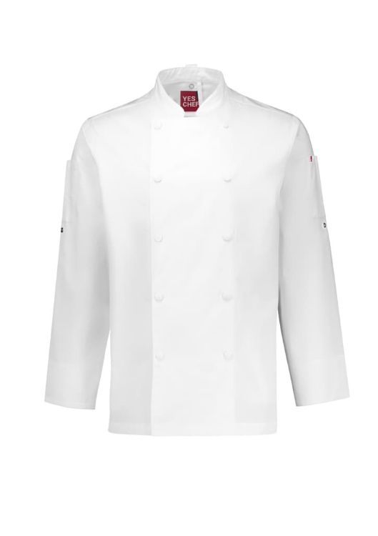 Picture of Gusto Mens Long Sleeve Chef Jacket