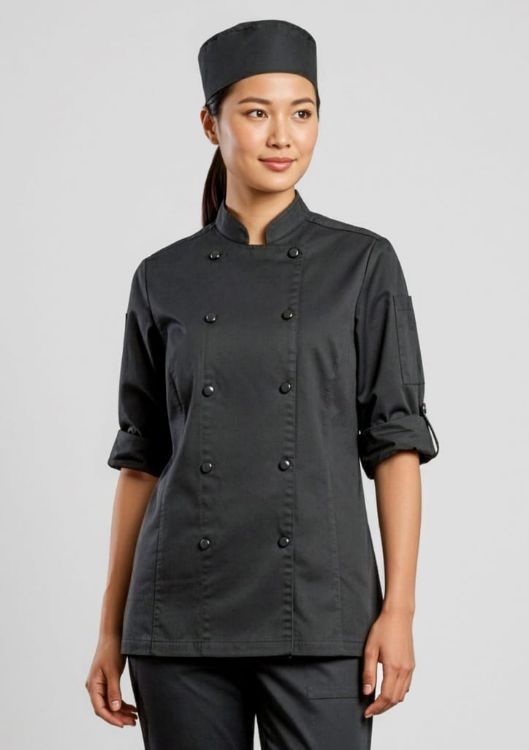 Picture of Gusto Womens Long Sleeve Chef Jacket