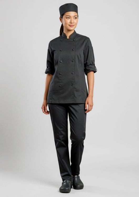 Picture of Gusto Womens Long Sleeve Chef Jacket