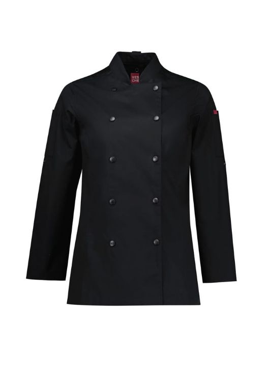 Picture of Gusto Womens Long Sleeve Chef Jacket