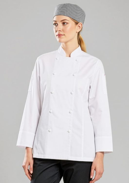 Picture of Gusto Womens Long Sleeve Chef Jacket