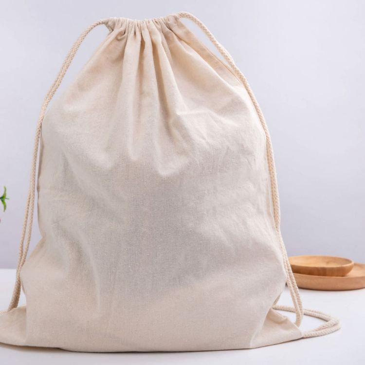 Picture of Calico Library Bag Drawstrings