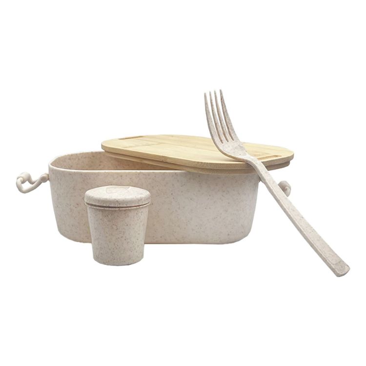 Picture of Handy Man Bamboo Lunch Box