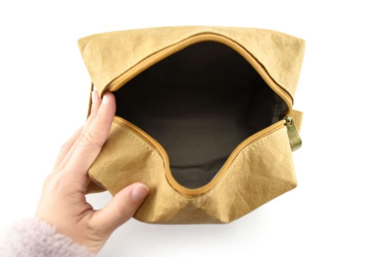 Picture of Munro Kraft Paper Cosmetic Bag