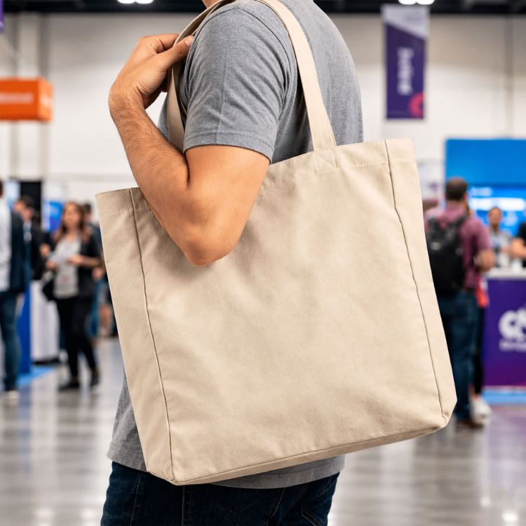 Picture of 450gsm Victorian Canvas Tote Bag