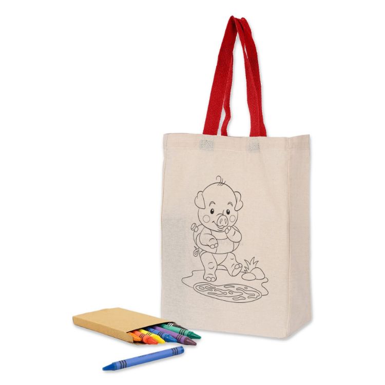 Picture of Colouring Calico Trade Show Bag