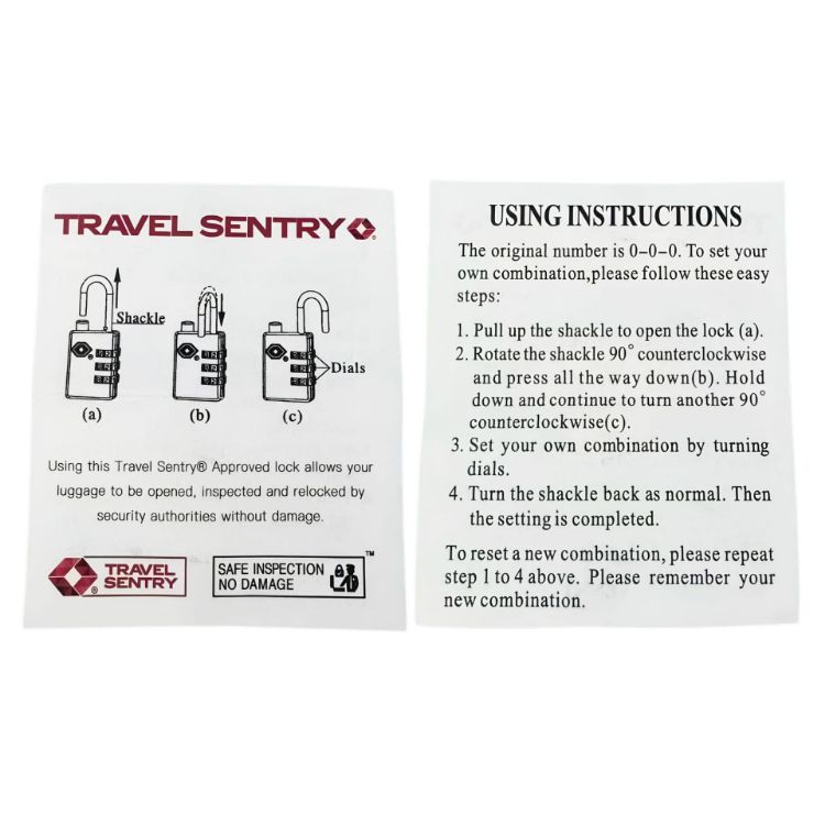 Picture of Portable Luggage TSA Lock