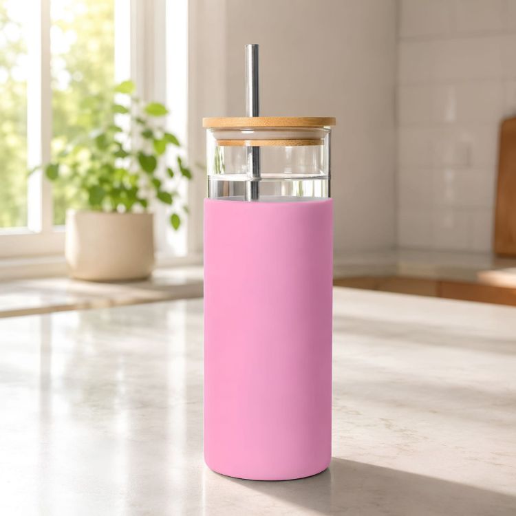 Picture of Vanisa Glass Drink Bottle with Sleeve