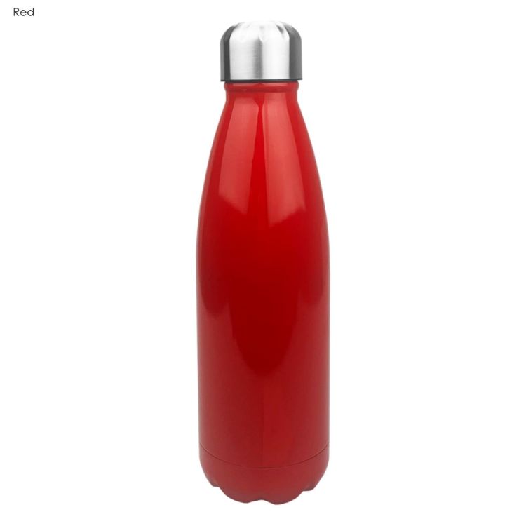 Picture of Komo Shiny Stainless Steel Drink Bottle Single Wall