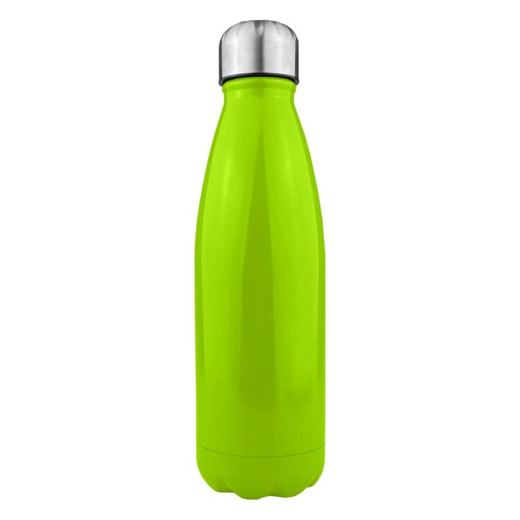 Picture of Komo Shiny Stainless Steel Drink Bottle Single Wall