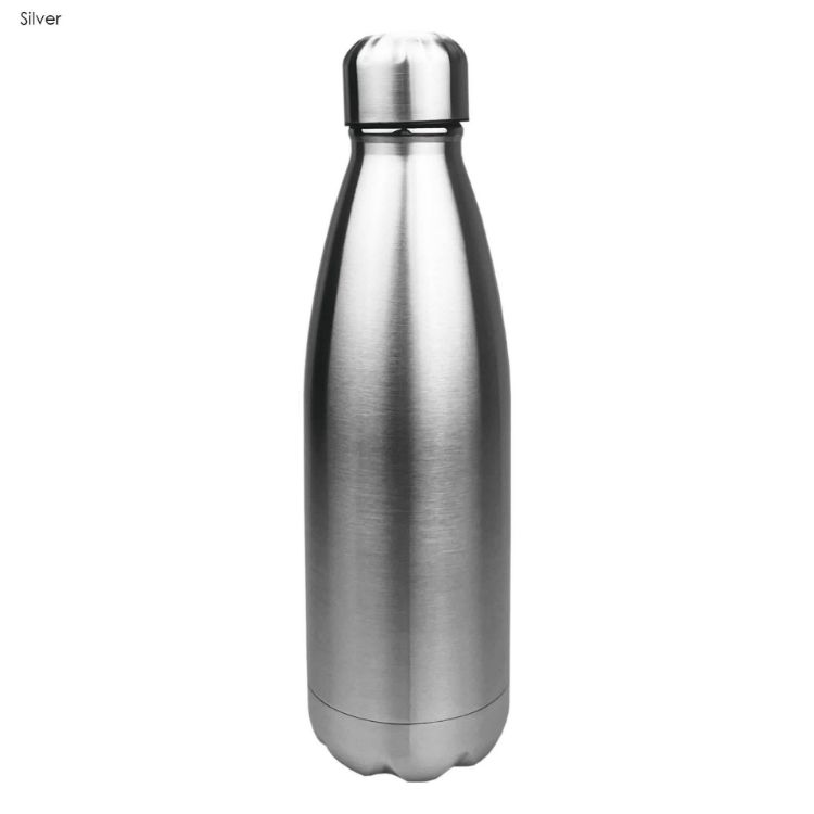 Picture of Komo Shiny Stainless Steel Drink Bottle Single Wall