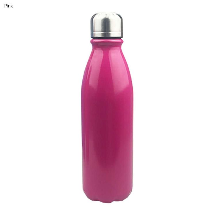 Picture of Komo Shiny Aluminium Drink Bottle Single Wall