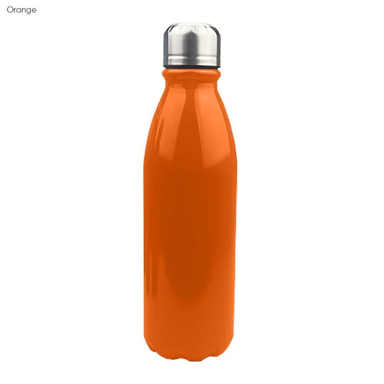 Picture of Komo Shiny Aluminium Drink Bottle Single Wall