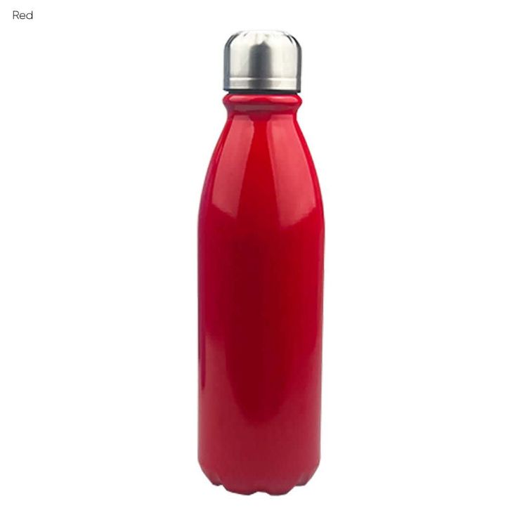 Picture of Komo Shiny Aluminium Drink Bottle Single Wall