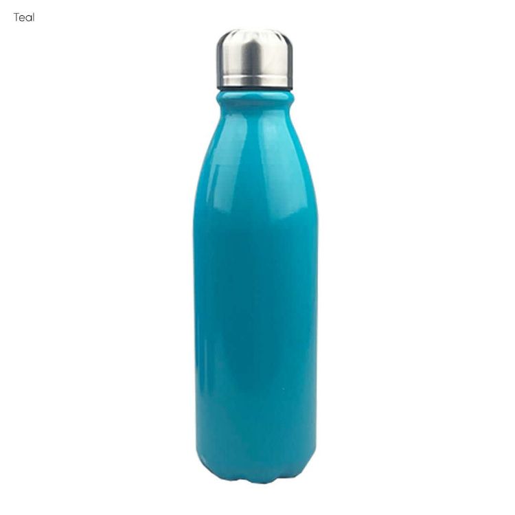 Picture of Komo Shiny Aluminium Drink Bottle Single Wall