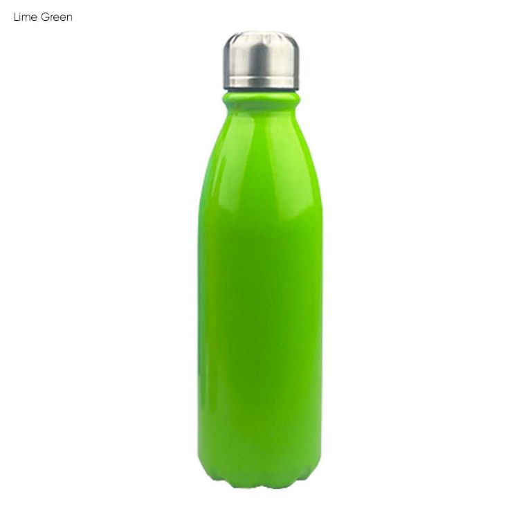 Picture of Komo Shiny Aluminium Drink Bottle Single Wall