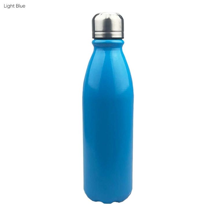 Picture of Komo Shiny Aluminium Drink Bottle Single Wall
