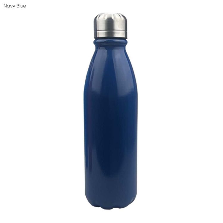 Picture of Komo Shiny Aluminium Drink Bottle Single Wall