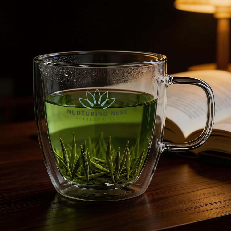 Picture of Garna Double Wall Glass Cup 350ml