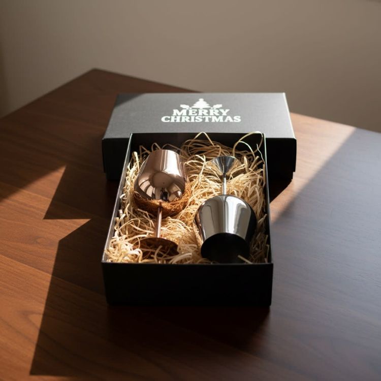 Picture of Bula Vinaka Stainless Steel Wine Glass Gift Set