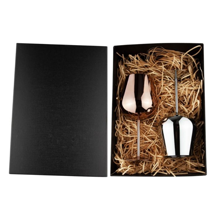 Picture of Bula Vinaka Stainless Steel Wine Glass Gift Set