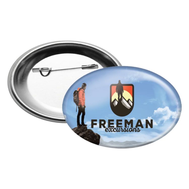 Picture of Button Badge Oval