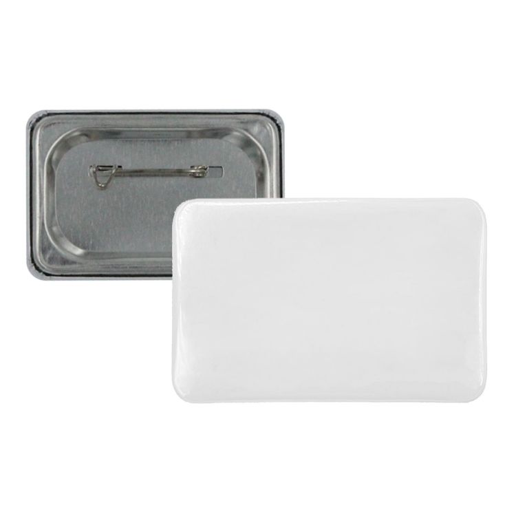 Picture of Button Badge Rectangle
