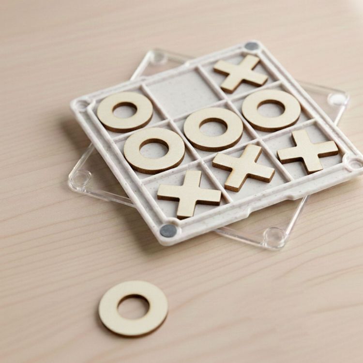 Picture of Tic Tac Toe Board Game Coaster