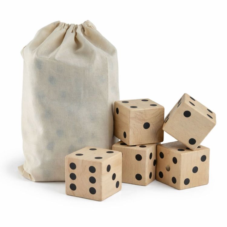 Picture of Wooden Yard Dice set