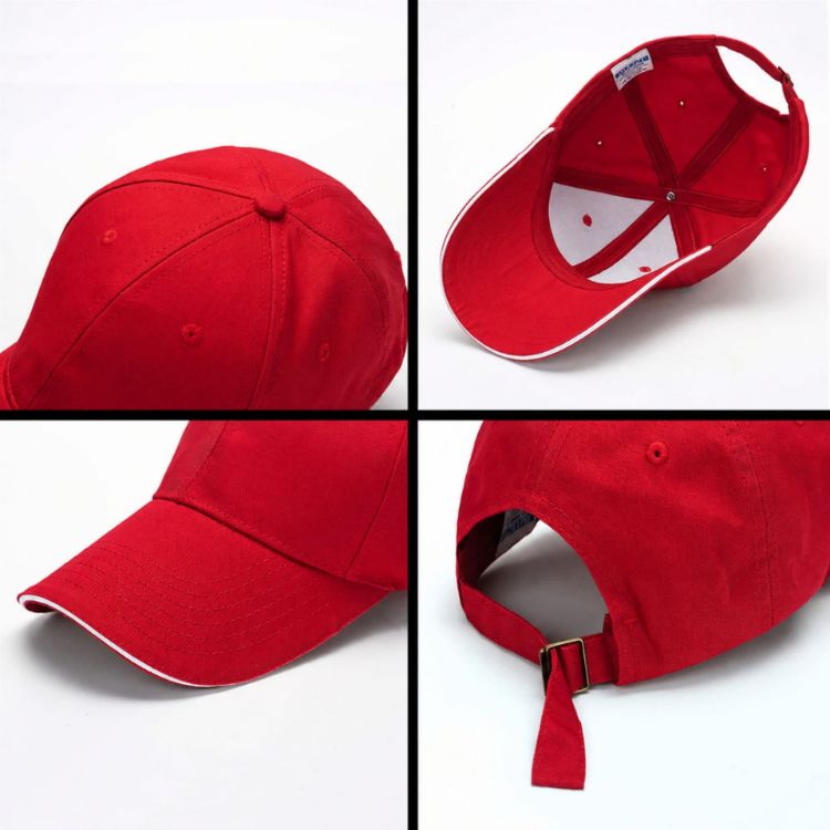 Picture of Const 6 Panel Cotton Sandwich Cap