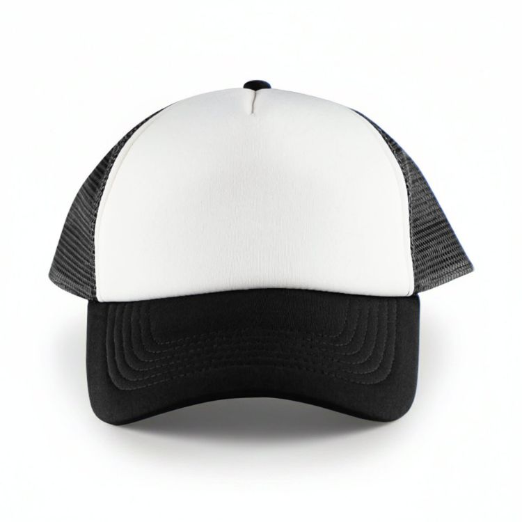 Picture of White Front 5 Panel Trucker Mesh Cap
