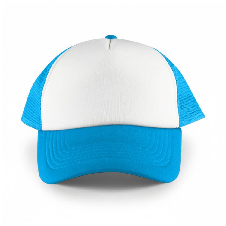 Picture of White Front 5 Panel Trucker Mesh Cap