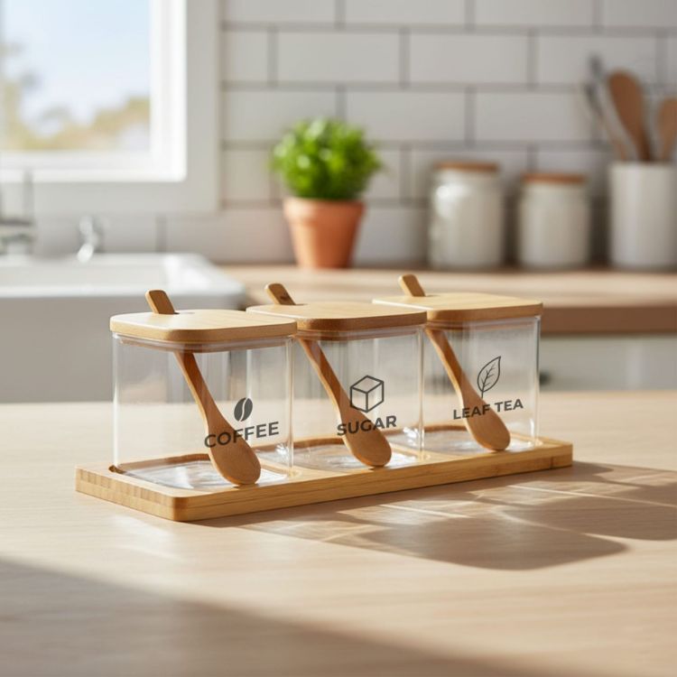 Picture of Kitchen Condiments Jars