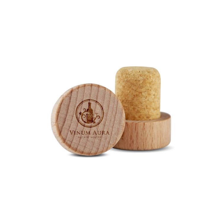 Picture of Classical Wood Wine Stopper