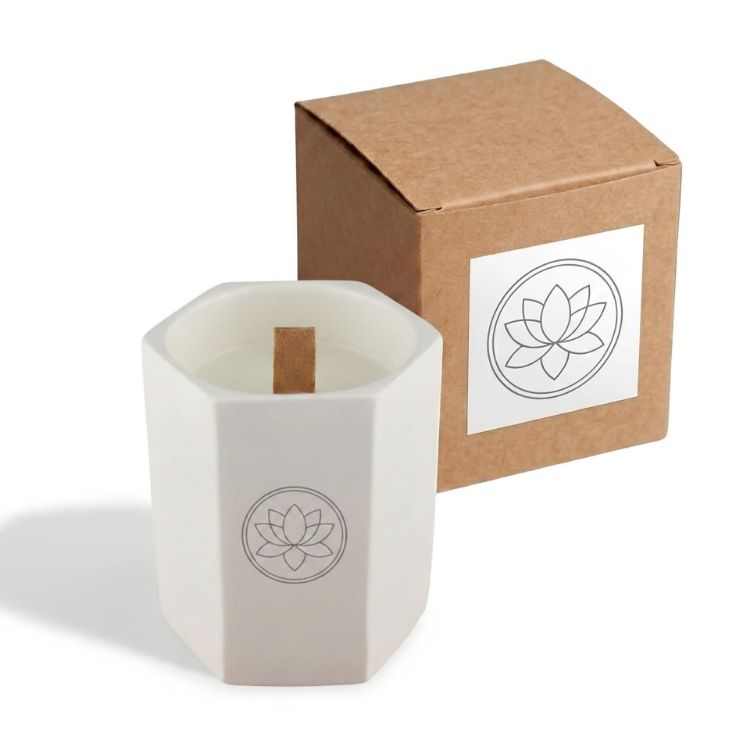 Picture of Noosa Hexagon Ceramic Candle