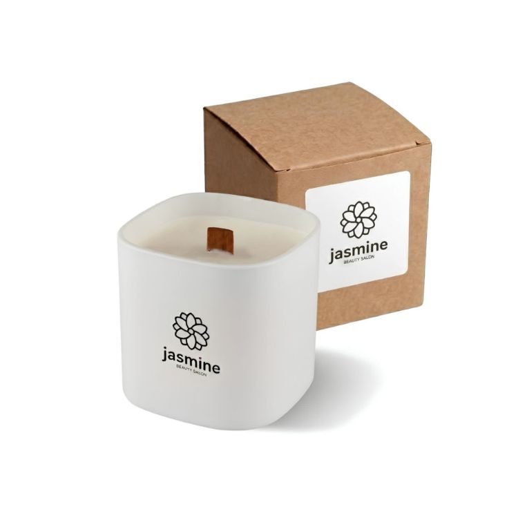 Picture of Premium Square Glass Candle