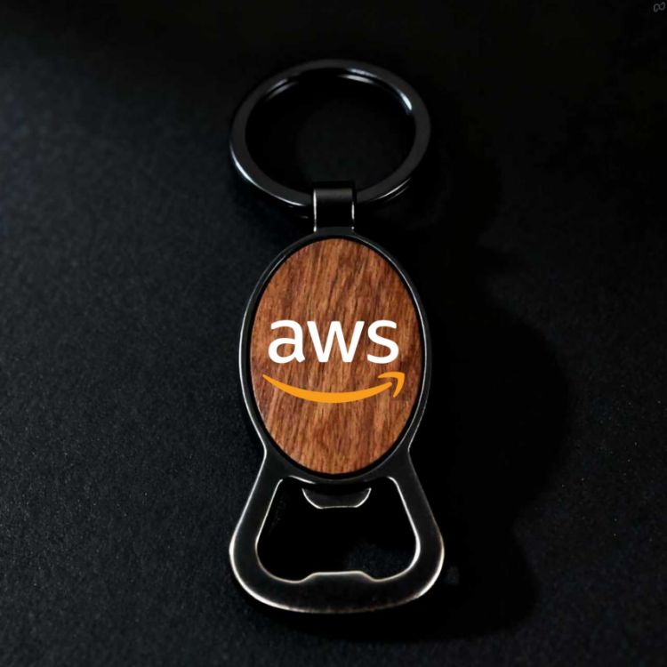 Picture of Autumn Wood Bottle Opener – Round
