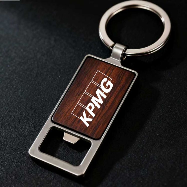 Picture of Autumn Wood Bottle Opener – Square