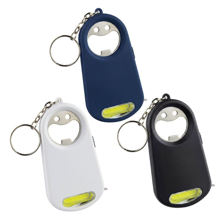 Picture of Smily Torch Tape Bottle Opener Key Ring