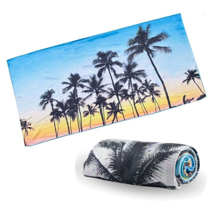 Picture of 400G Waffle Fabric Sand Free Beach Towel
