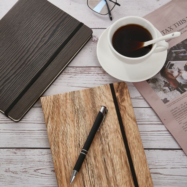 Picture of A5 Wood Look Notebook