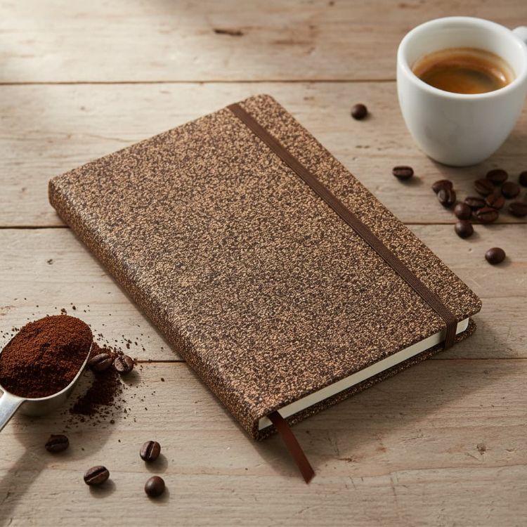 Picture of Coffee Grounds A5 Notebook