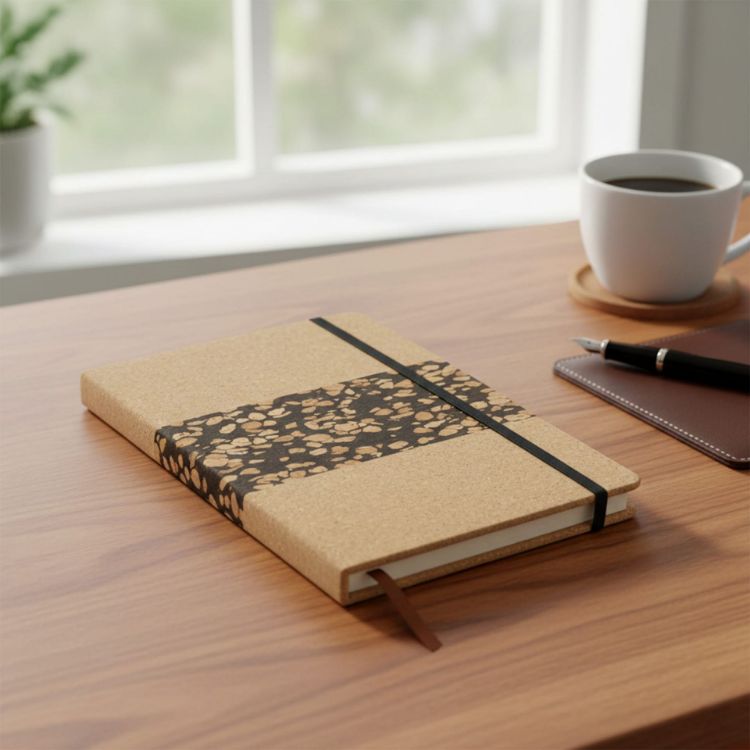 Picture of Cork and Coffee Grounds Notebook