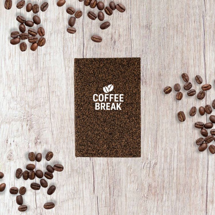 Picture of Coffee Grounds A6 Notebook